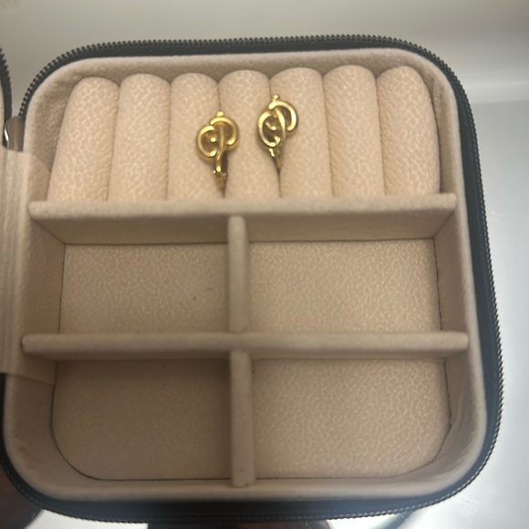 Christian Dior authentic clip on earrings - Picture 1 of 5